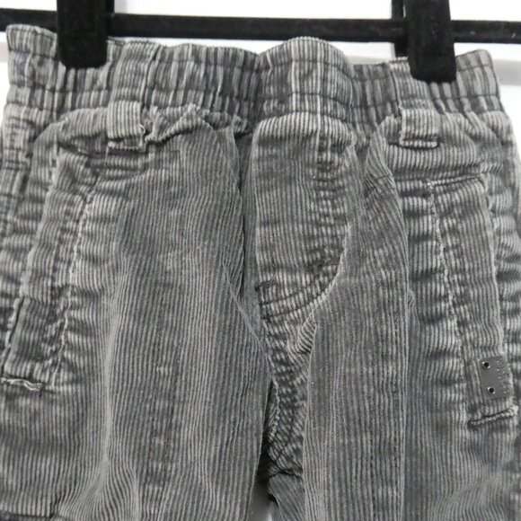 WOODLAND RUGGED WEAR | size 3 | Grey Corduroy Cotton Cargo Pants - Picture 4 of 16